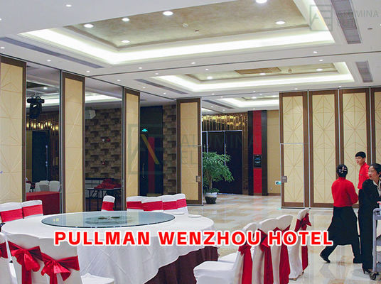Dobra cena. Hotel Pullman Wenzhou: Akustyczna, przesuwna ściana działowa z oceną STC 42-56dB i grubością 105 cm do sal bankietowych i wystawowych w Internecie