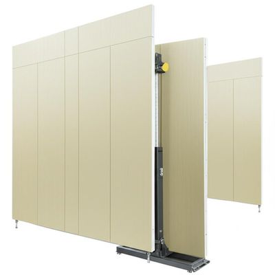 Dobra cena. OEM ODM Sound Insulation Partition Wall with 800N Jack Lifting Mechanism and 40N/m Magnetic Attraction in Melamine Finish w Internecie
