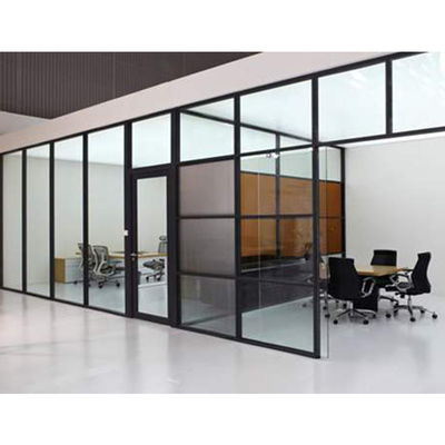 Dobra cena. Demountable Office Glass Partition Wall with 30-42dB Sound Insulation and 108mm/90mm Thickness w Internecie