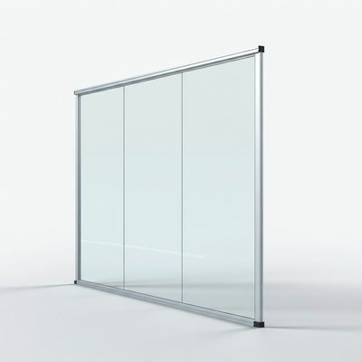 Aluminium Solidizing Office Glass Partition Wall Top Supported For Single Glazed (Aluminium Solidage Office Glass Partition Wall Top Supported For Single Glazed) - Szklane ściany ścienne, wspierane przez pojedyncze szyby