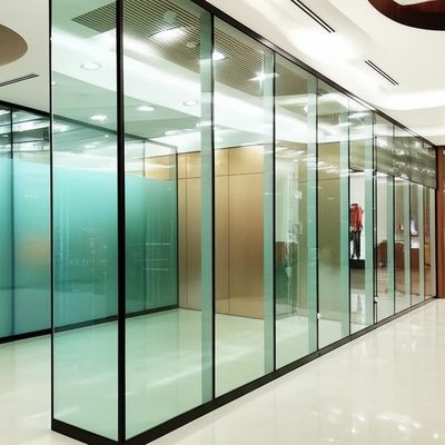 Dobra cena. Demountable Glass Partition Wall with 30-42dB Sound Insulation for Shopping Mall Custom Design w Internecie
