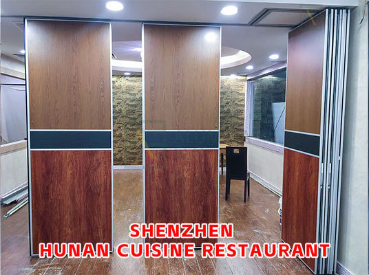 Dobra cena. Restauracja Kuchni Hunan w Shenzhen: Dźwiękoszczelna, przesuwna ściana działowa z oceną STC 42-56dB i grubością 105CM dla wysokości do 18M w Internecie