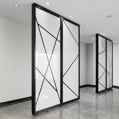 Dobra cena. Sliding Acoustic Partition Wall with Glass Finish Customizable Dimensions and OEM & ODM Design w Internecie